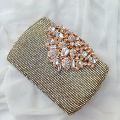 Embellished clutch