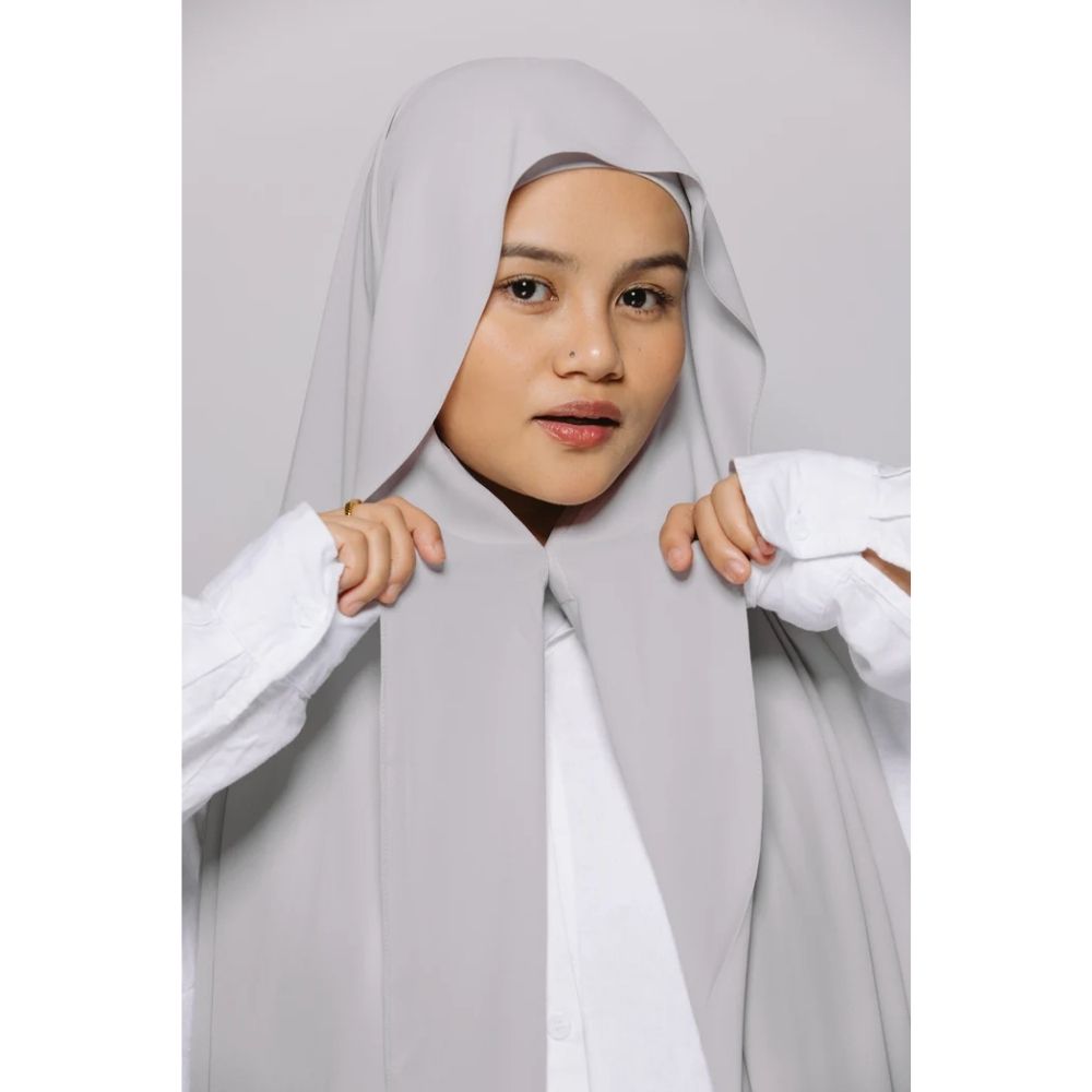 Instant Georgette Hijab with Inner Cap & Magnetic Closure Buy Any 3 or more get 15% Off - Image 5