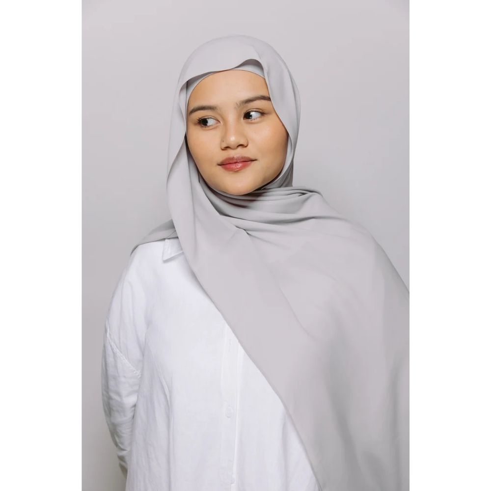Instant Georgette Hijab with Inner Cap & Magnetic Closure Buy Any 3 or more get 15% Off - Image 7