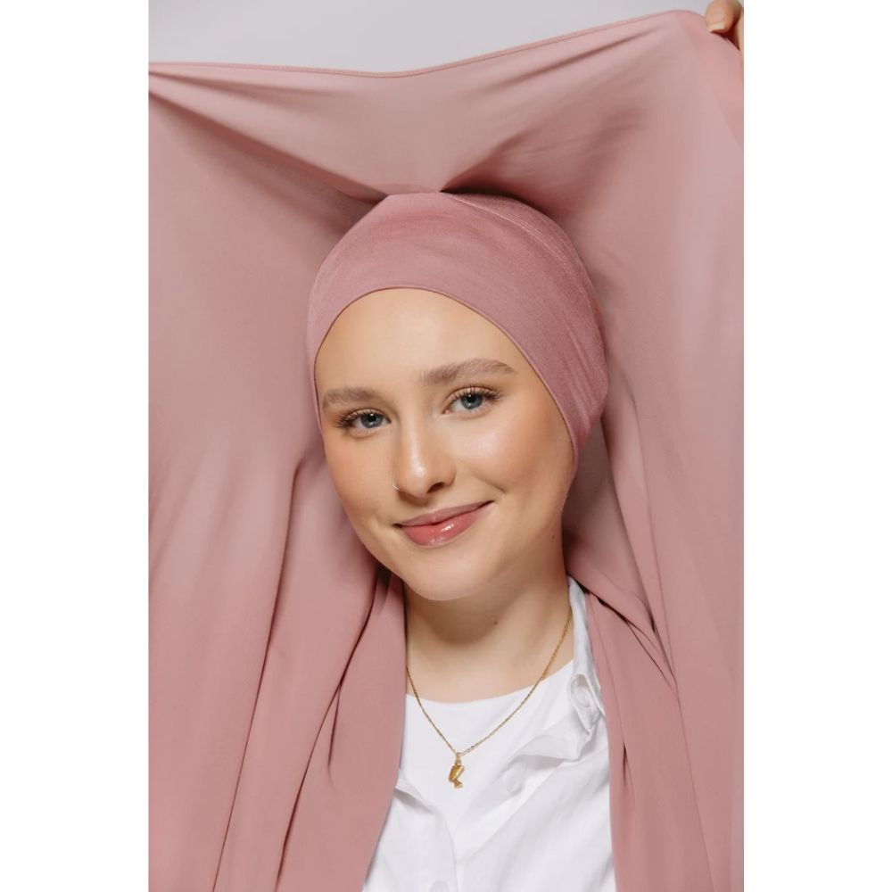 Instant Georgette Hijab with Inner Cap & Magnetic Closure Buy Any 3 or more get 15% Off - Image 8