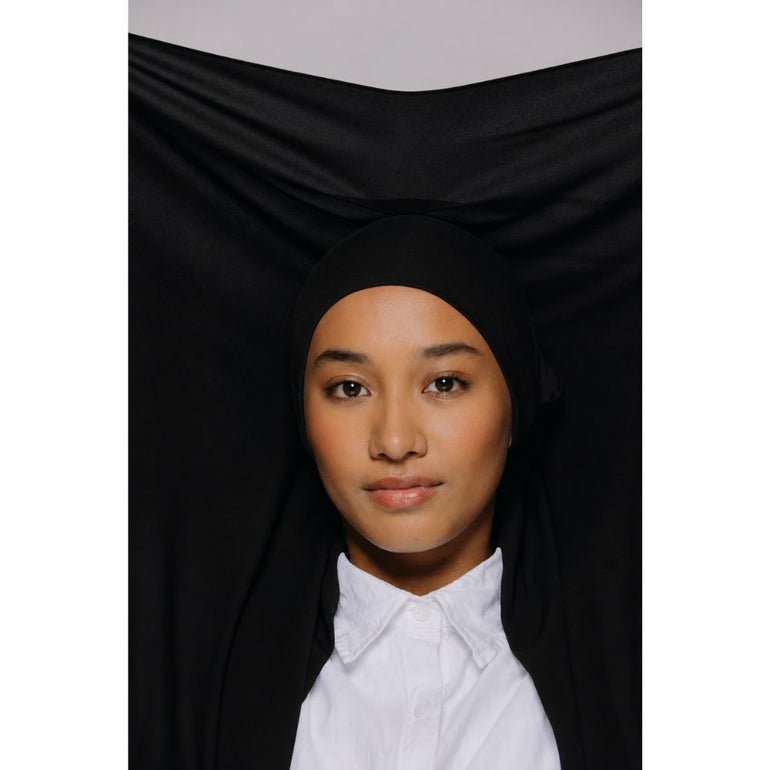 Instant Georgette Hijab with Inner Cap & Magnetic Closure Buy Any 3 or more get 15% Off - Image 12