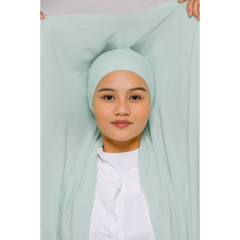 Instant Georgette Hijab with Inner Cap & Magnetic Closure Buy Any 3 or more get 15% Off - Image 4