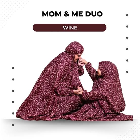 NAMAZ CHADDAR WITH SLEEVES - MOTHER DAUGHTER DUO (Printed) - Image 3